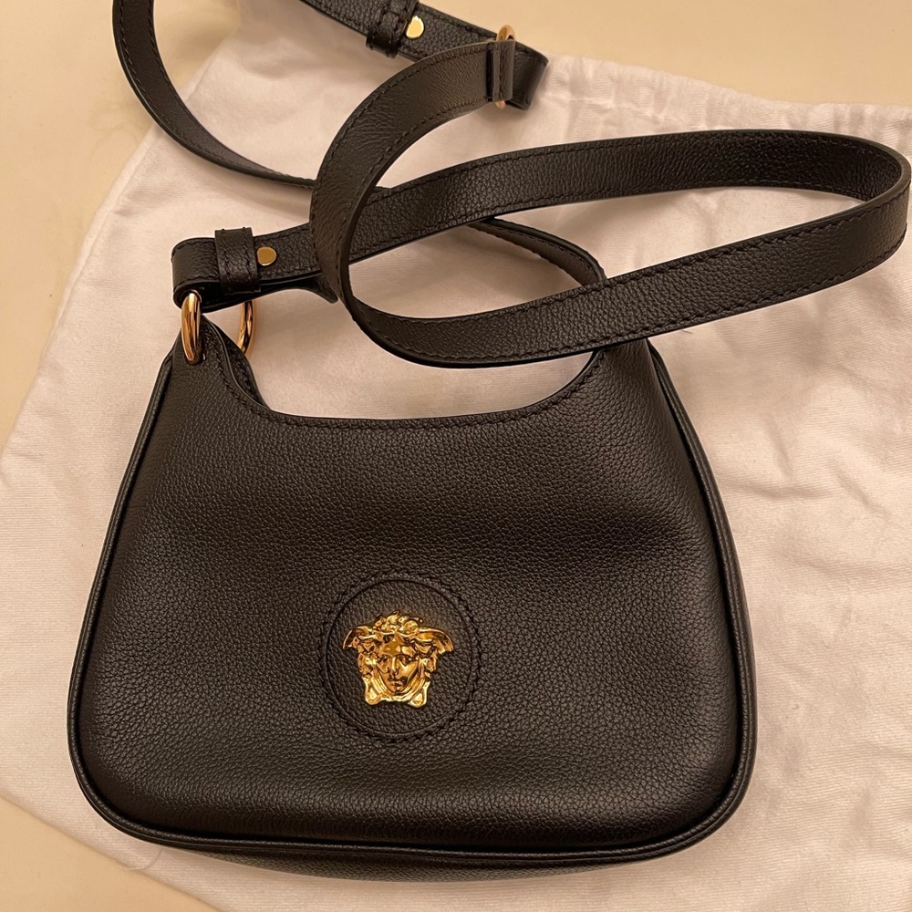 SOLD! Versace la medusa hobo shoulder bag small